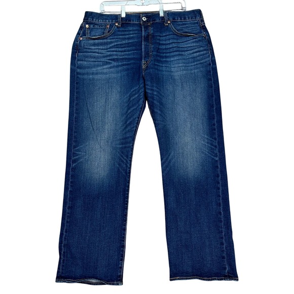 Levi's Other - Levi's 501 Original Fit Jeans Mens 38x30 Dark Wash Straight Leg 5 Pocket Denim